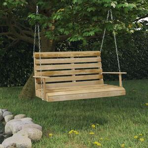 Houpací lavice 110 cm impregnované borové dřevo 318397
