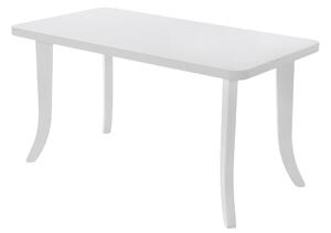 Designový dětský stolek SOMEBUNNY obdélníkový Výška nohou: 47 cm, Barva nohou: Bílá