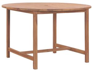 Zahradní jídelní stůl Ø 110 x 75 cm masivní teak 318476