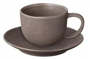 Tmavě hnědé keramické šálky v sadě 2 ks 190 ml Kumi – Blomus