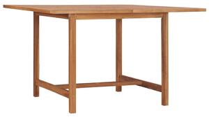 Zahradní jídelní stůl 110 x 110 x 75 cm masivní teak 318477
