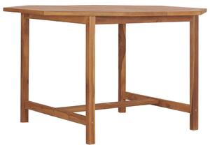 Zahradní jídelní stůl 110 x 110 x 75 cm masivní teak 318478