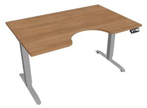 Hobis Motion Elektr. nastavitelný stůl 140x90 s pamětí - HOBIS ERGO MOTION MSE 2M 1400 Dekor stolové desky: šedá, Barva kovové podnože: stříbrná