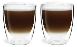 Dvoustěnné/na latte skleněné hrnky v sadě 2 ks 320 ml Amo – Vialli Design
