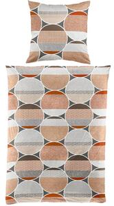 Bierbaum povlečení flanelové 3437 Red Dots 140x200/70x90 cm
