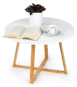 MODERNHOME Odkládací stolek Alva 60 cm bílý