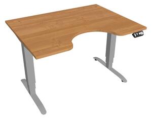 Hobis Motion Elektr. nastavitelný stůl 120x90 s pamětí - HOBIS ERGO MOTION MSE 3M 1200 Dekor stolové desky: olše, Barva kovové podnože: stříbrná