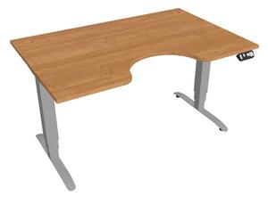 Hobis Motion Elektr. nastavitelný stůl 140x90 s pamětí - HOBIS ERGO MOTION MSE 3M 1400 Dekor stolové desky: šedá, Barva kovové podnože: bílá
