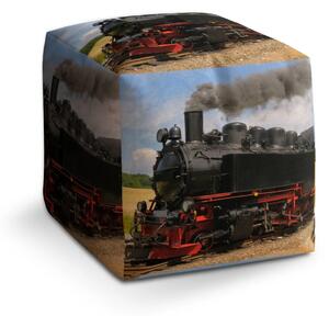 Sablio Taburet Cube Lokomotiva 3 - 40x40x40 cm