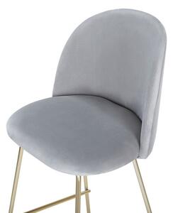 Set 2 ks. barových židlí ARCAL (šedá). 1023056