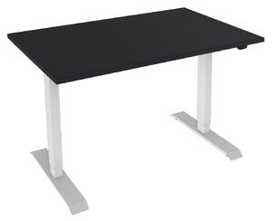 NOBL Dynamic Elektr. nastavitelný stůl 120x80 Dynamic Dekor stolové desky: antracit, Barva podnože: bílá