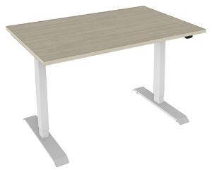 NOBL Dynamic Elektr. nastavitelný polohovací stůl 120x80 Dynamic Dekor stolové desky: antracit, Barva podnože: černá
