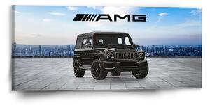 Sablio Obraz AMG auto - 110x50 cm