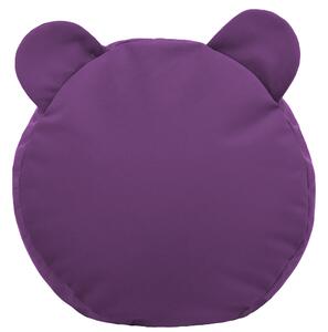 Podnožka TEDDY - fialová plyš