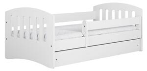 Jednolůžková postel CLASSIC do dětského pokoje 80x180 cm, Zvolte matraci: Bez matrace, Zvolte šuplík: Bez šuplíku