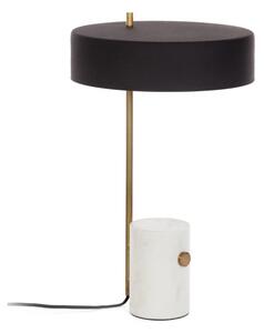 Bílo-černá stolní lampa s kovovým stínidlem (výška 53 cm) Phant – Kave Home