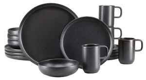 KOMBINOVANÁ SOUPRAVA Uno Black 16dílné Creatable - Online Only nádobí, Online Only