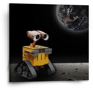 Sablio Obraz Wall-E robot Měsíc - 50x50 cm