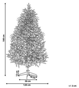 Umělý vánoční stromek 180 cm FORRE (bílá). 1023179