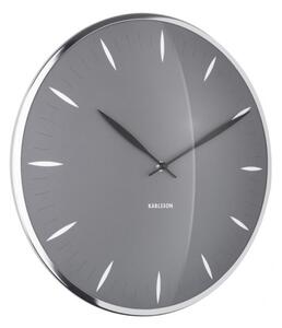 Designové nástěnné hodiny 5761GY Karlsson 40cm
