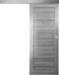 Posuvné interiérové dveře na stěnu vasco doors BRAGA plné model 1 Průchozí rozměr: 70 x 197 cm