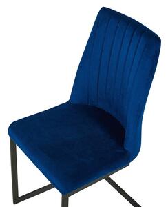 Set 2 ks. jídelních židlí LANIVE (modrá). 1023447