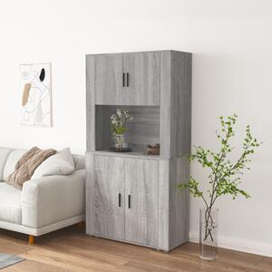 Skříň highboard šedá sonoma kompozitní dřevo 3185357