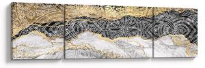 Obraz - Mandala v mramoru (170x50 cm)