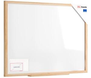 Magnetická stíratelná tabule 120 × 90 cm v bukovém rámu ALLboards DESIGN, MP129BCH