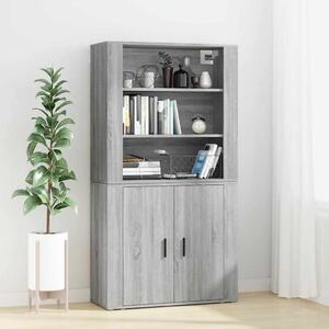 Skříň highboard šedá sonoma kompozitní dřevo 3185365