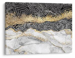 Obraz - Mandala v mramoru (70x50 cm)