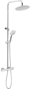 Sprchový systém s termostatickou baterií Novaservis Pure chrom SET032/TER,0