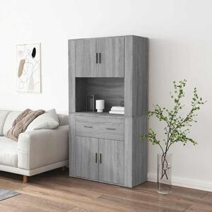 Skříň highboard šedá sonoma kompozitní dřevo 3185373