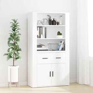 Skříň highboard bílá kompozitní dřevo 3185375