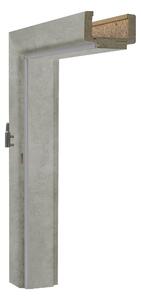 Solodoor Obložková zárubeň 80 L, 830 × 1982 mm, fólie, tloušťka zdi: 95-115 mm, levá, beton