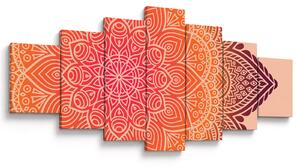 Obraz - Mandala umění (210x100 cm)