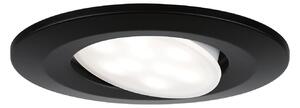 P 92461 LED vestavné svítidlo Calla výklopné IP65 kruhové 90mm 30° 6W 230V 4000K černá mat - PAULMANN