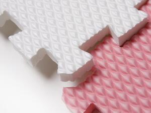 Růžová hrací podlaha puzzle 12 dílů JEDNOROŽEC