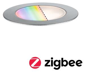 P 94751 Plug & Shine LED zemní svítidlo Smart Home Zigbee Floor RGBW samostatné svítidlo IP67 RGBW 2W ocel - PAULMANN