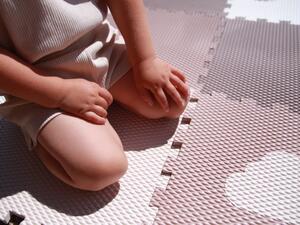 Dětská pěnová hrací podlaha 12 dílů DUHA A MRÁČEK