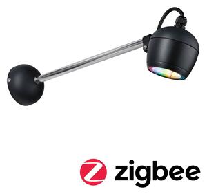 P 94773 LED venkovní nástěnné svítidlo Smart Home Zigbee Kikolo RGBW IP65 90mm RGBW+ 6,2W 230V antracit umělá hmota/hliník - PAULMANN