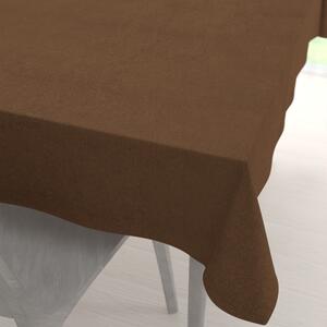 Biante Obdélníkový ubrus/imitace broušené kůže Alcantara ALC-022 Hnědý 80x120 cm