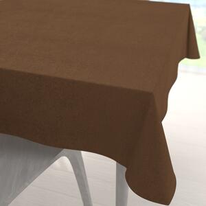 Biante Čtvercový ubrus/imitace broušené kůže Alcantara ALC-022 Hnědý 60x60 cm
