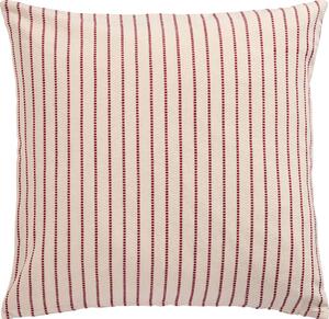 Povlak na polštář Holly Red Woven Stripes 50 × 50 cm