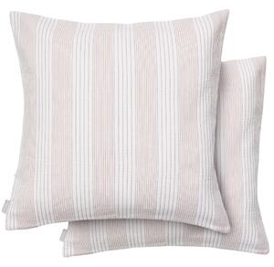 Kave Home Set dvou bavlněných povlaků na polštář Macie 50 x 50 cm