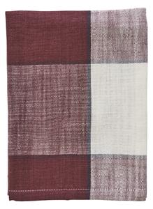 Bavlněná utěrka Syrah / Charcoal / Off white