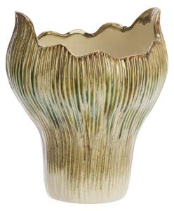 Kameninová váza Beige / Mustard / Green 22 cm