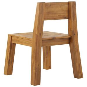 Set 4 ks zahradních židlí Livza (světlé dřevo). 1080973