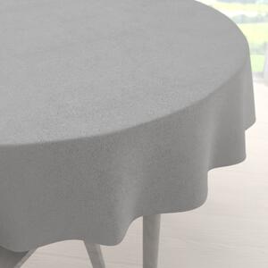 Biante Kulatý ubrus/imitace broušené kůže Alcantara ALC-020 Světlý béžovošedý Ø 60 cm