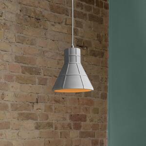 OSRAM Závěsné světlo CONCRETE BIM, šedá, Ø 20 cm, beton, E27, stmívatelný, Hliník / šedá / zinek, Obývací pokoj / jídelna, Beton, Young lifestyle